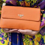 Forame Fashion πορτοκαλί τσάντα με οικολογικό vegan δέρμα