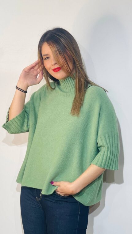 Forame Fashion Spring Green Sweater