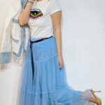 Rock Baby Blue Skirt