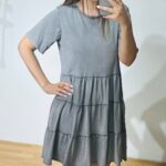 Gray Mini Dress