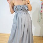 Total Grey Dahlia Dress
