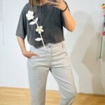 Ice Grey Monna Fit Pants