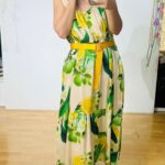 Ivory Lemonade Printed Dress