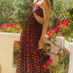 Strawberry Black Plisse Dress