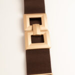 Chocolate Squares Gold Belt