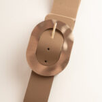 Gold Metallic Elastic Belt