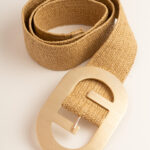 Beige Sand Gold Belt