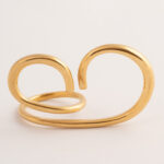Gold Heart Shape Ring