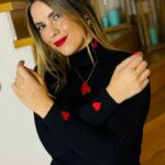 Forame Heart Top Black