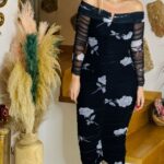Dead Rose Tulle Dress Black