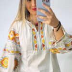 White Boho Shirt