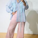 Baby Pink Denim Pant