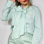Mint Bow Shirt