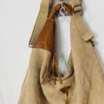 Nude Linen Handbag
