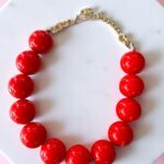 Red Pearls Necklace
