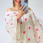 White Hearts Blouse