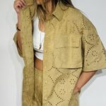 Nude Cotton Broderie Shirt LUMINA