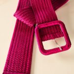 Faux Belt Satin