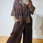 Chocolate Linen Set