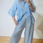 Βaby Blue Linen Set