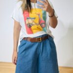 Denim Cotton Bermuda
