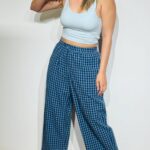 Checkered Blue Pant