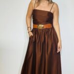 Vezuvio Brown Dress