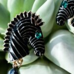 Black Zebra Earrings