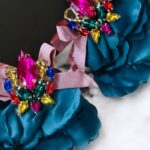 Petrol Roses Earrings