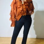 Navy Blue Cigarette Pant