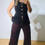 Leo Burgundy Denim