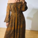 Bohemian Camel Dress LUMINA