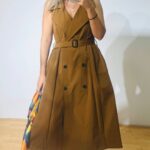 Camel Blazer Dress