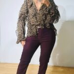 Bordeaux Cigarette Pant