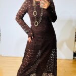 Ftelia Choco Lace Dress