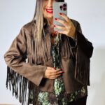 Brown Suede Jacket LUMINA