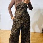 Leopard Salopette Jumpsuit LUMINA