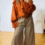 Checkered Brown Pant