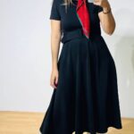 Retro Black Dress