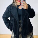 Black Crose Coat LUMINA
