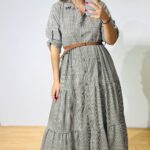 Chechered Polia Dress