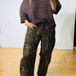 Leopard Barel Denim