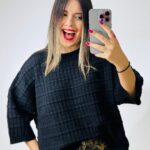 Black Knitted Sweater