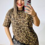 Leopard Lace Blouse LUMINA