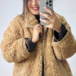Camel Teddy Coat
