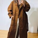 Suede Tabaco Coat