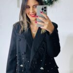 Marabou Black Blazer