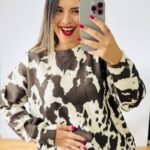 Cow Αnkora Sweater