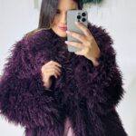Purple Flufly Coat