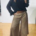Black Marabou Sweater
